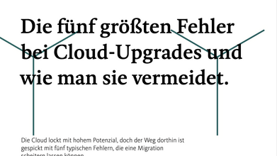 © Die 5 haeufigsten Fehler bei Cloud Upgrades